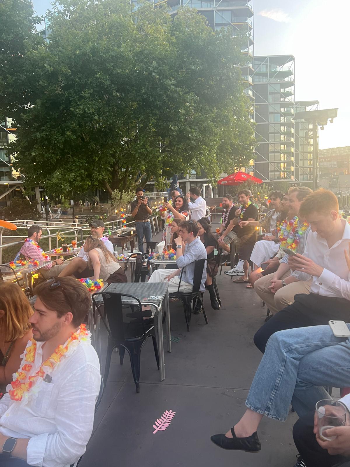 Titanbay corporate summer social by the Thames
